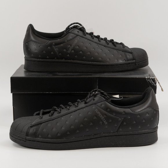 Adidas Pharrell Williams x Superstar \'Black Future\' 2020 GY4981 Leather Sneakers main image 10